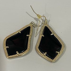 Black and Gold Kendra Scott “Alex” drop earrings